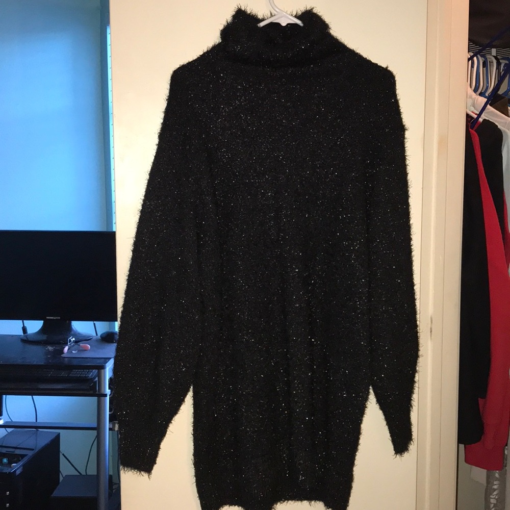 Black Turtle Neck Dress